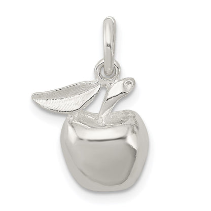 Sterlingsilber Poliert Apple Anhänger