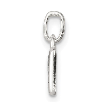 Sterlingsilber Poliert Emaille Abc 123 Anhänger