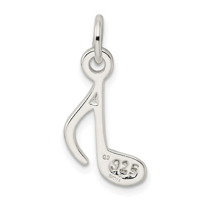 Sterlingsilber Poliert Musik Note Charm