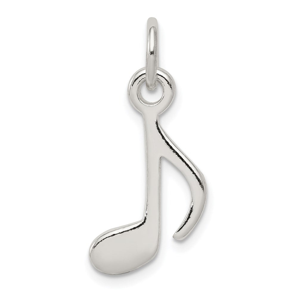 Sterlingsilber Poliert Musik Note Charm