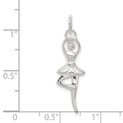 Sterlingsilber Poliert Ballerina Anhänger