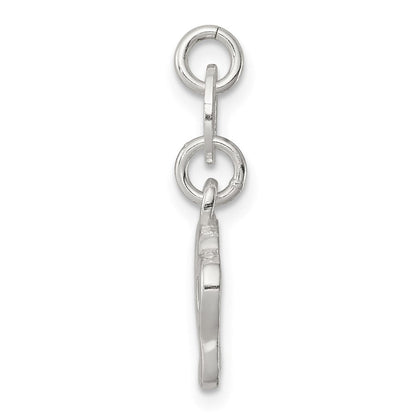 Sterlingsilber Poliert Paw Druck Charm
