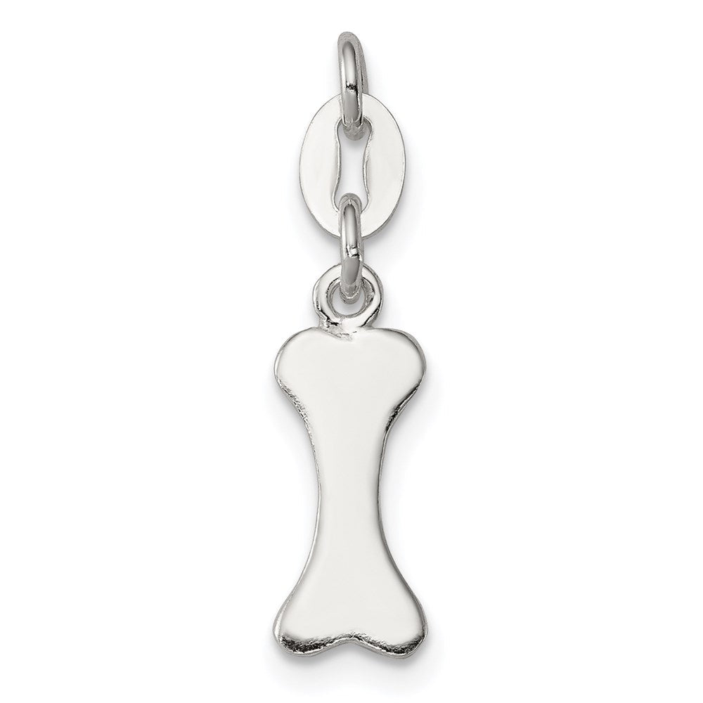 Sterlingsilber Poliert Hund Bone Charm