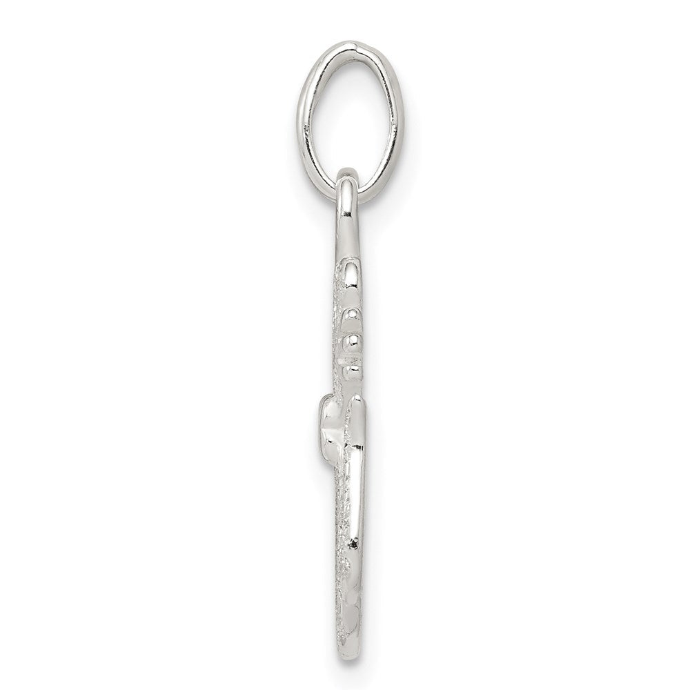 Sterlingsilber Poliert Katze Charm