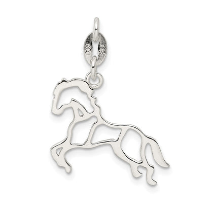Sterlingsilber Poliert Pferd Charm