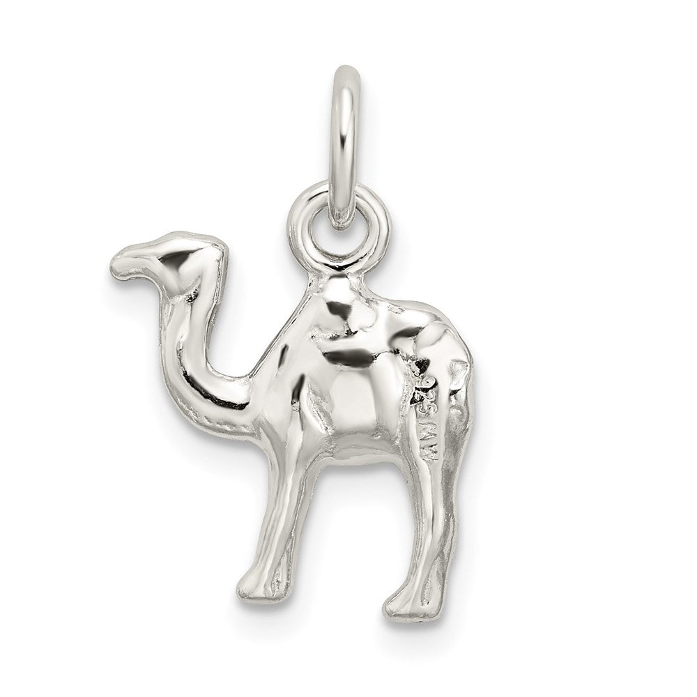 Sterlingsilber Poliert Mini 3-d Camel Wendbar Anhänger