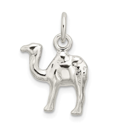Sterlingsilber Poliert Mini 3-d Camel Wendbar Anhänger