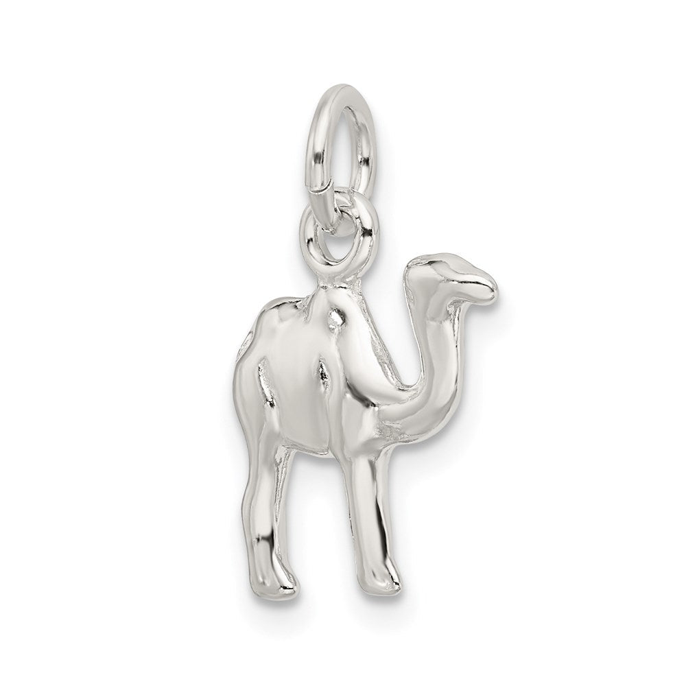Sterlingsilber Poliert Mini 3-d Camel Wendbar Anhänger