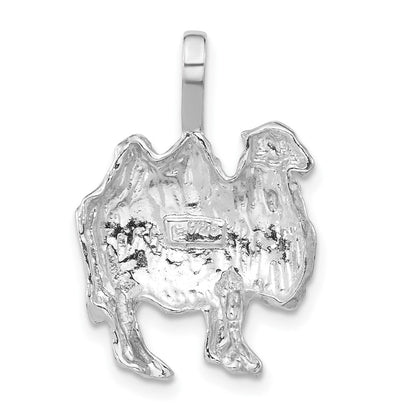 Sterlingsilber Poliert & Strukturiert Camel Kette Anhänger