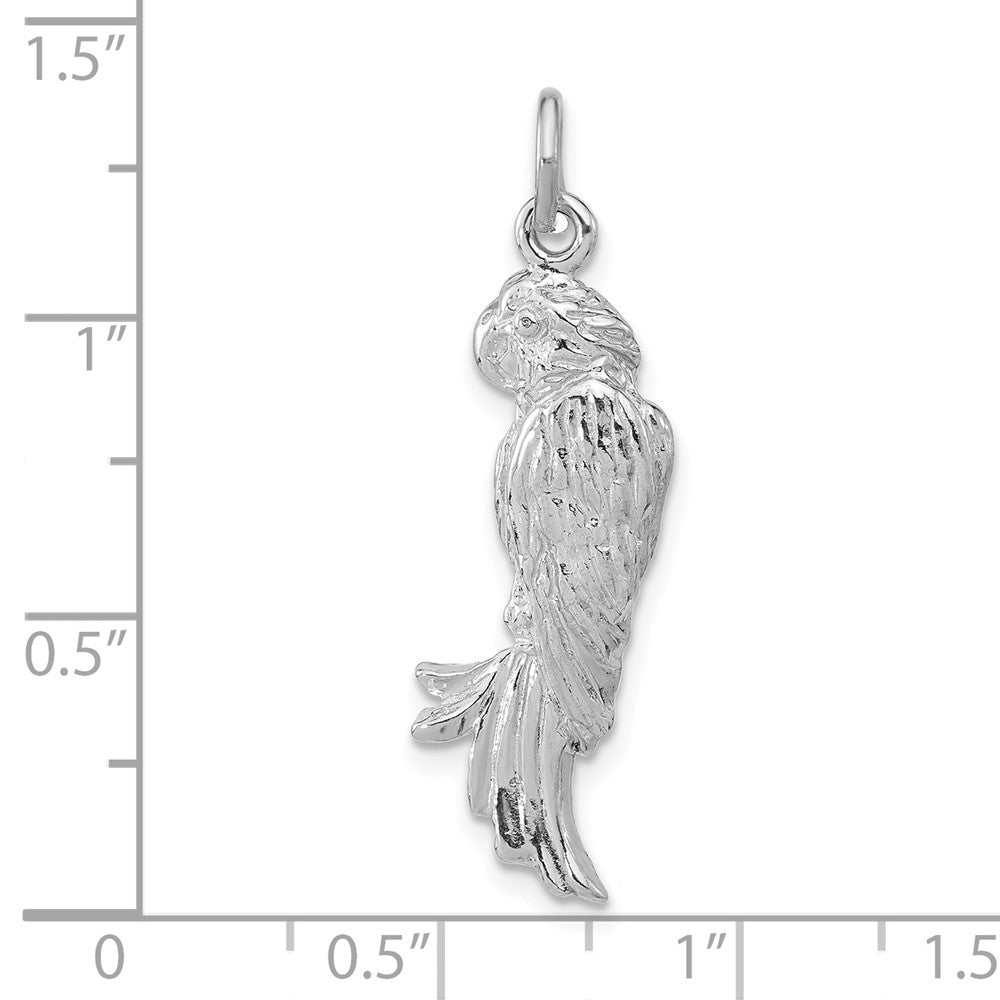 Sterlingsilber Poliert Parrot Anhänger