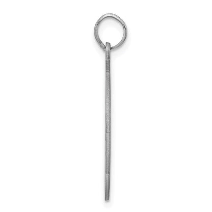 Sterlingsilber Rhodiniert Fantasie Schreibschrift Buchstabe Z Initiale Anhänger