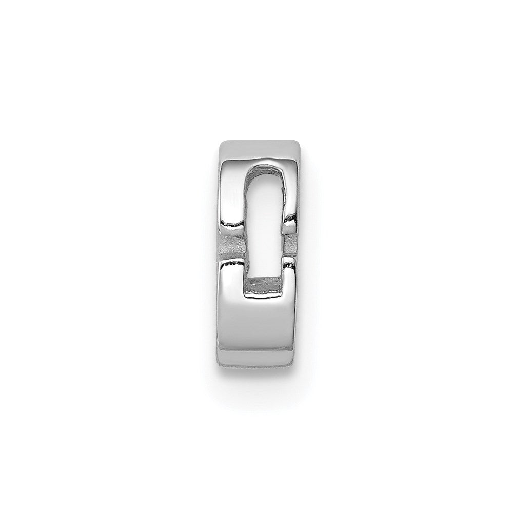 Sterlingsilber Rhodiniert Zirkonia Buchstabe G Initiale Anhänger Charm