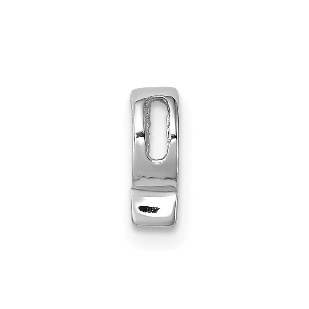 Sterlingsilber Rhodiniert Zirkonia Buchstabe P Initiale Anhänger Charm