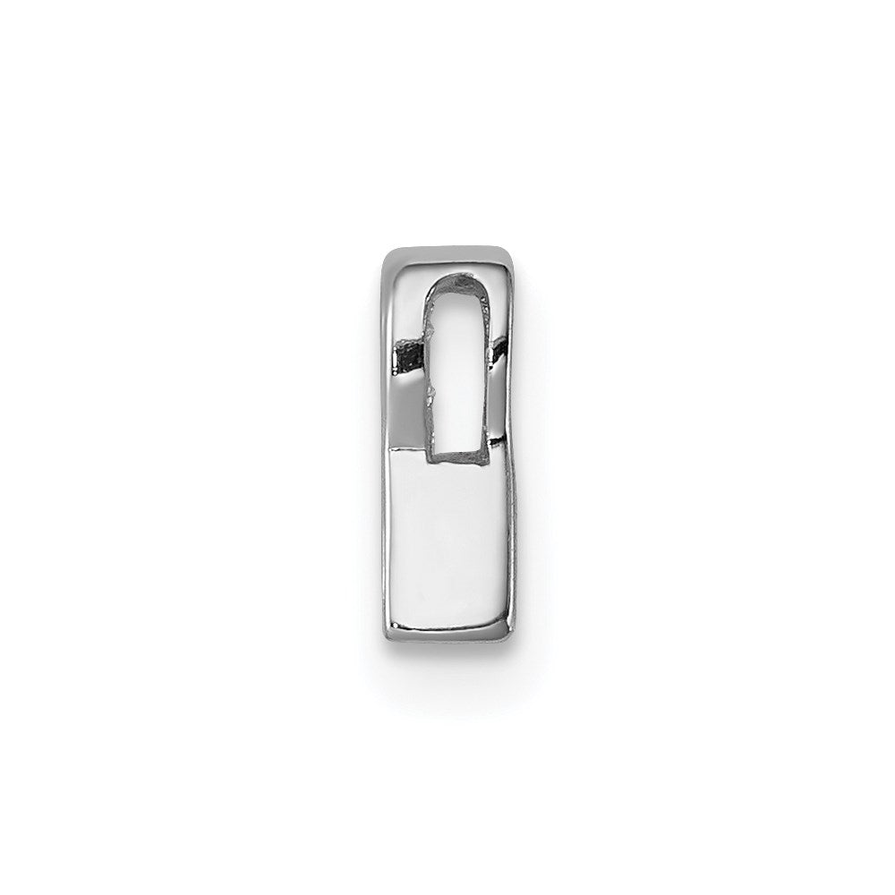 Sterlingsilber Rhodiniert Zirkonia Buchstabe R Initiale Anhänger Charm