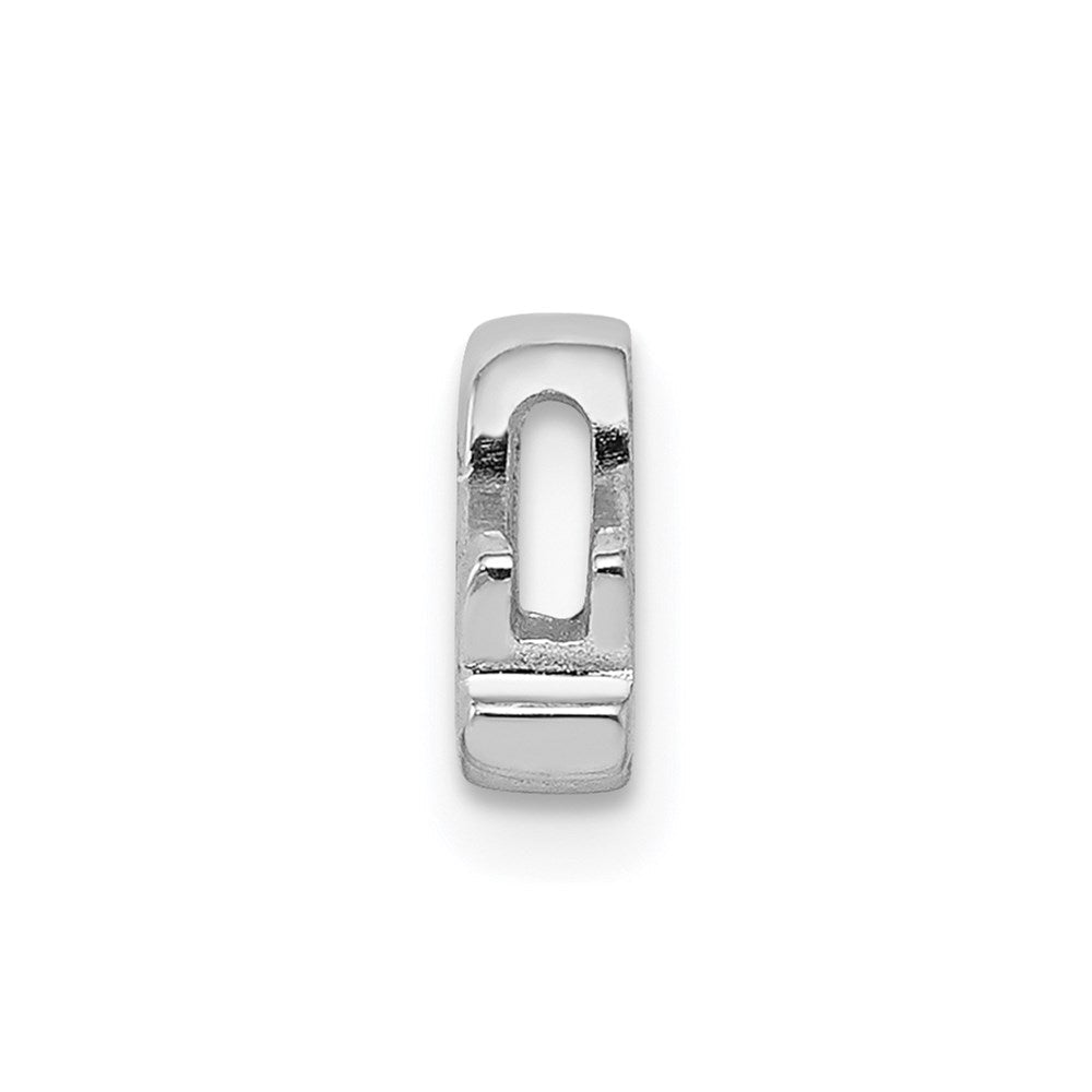 Sterlingsilber Notes Rhodiniert Ampersand Anhänger Charm