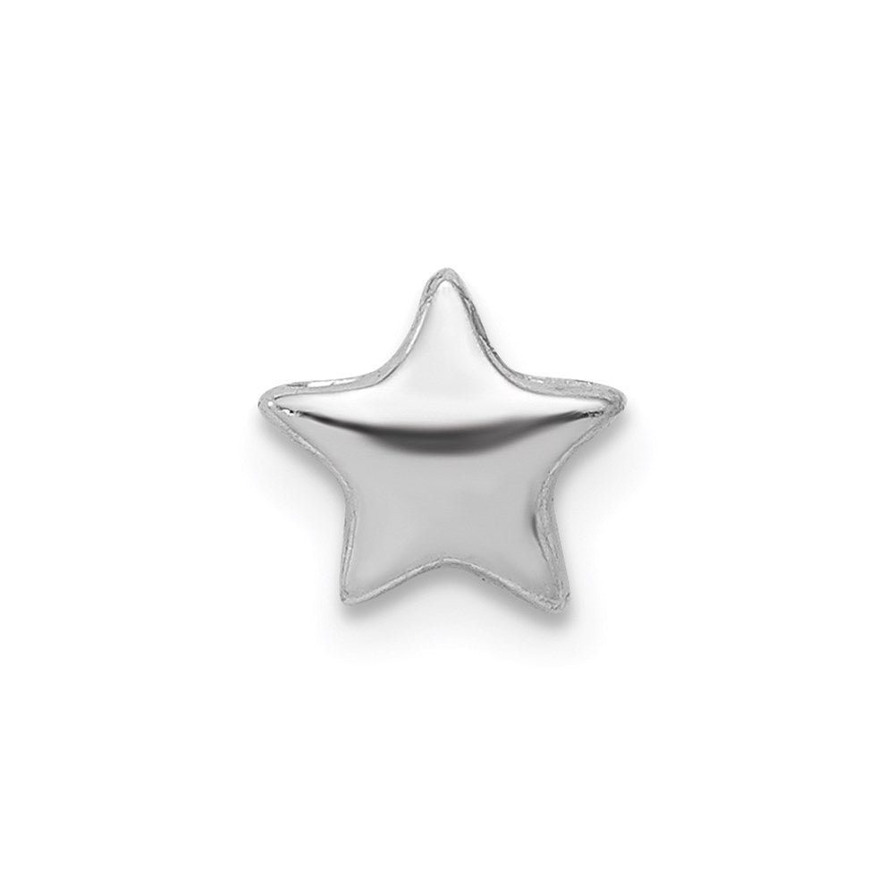Sterlingsilber Notes Rhodiniert Stern Anhänger Charm