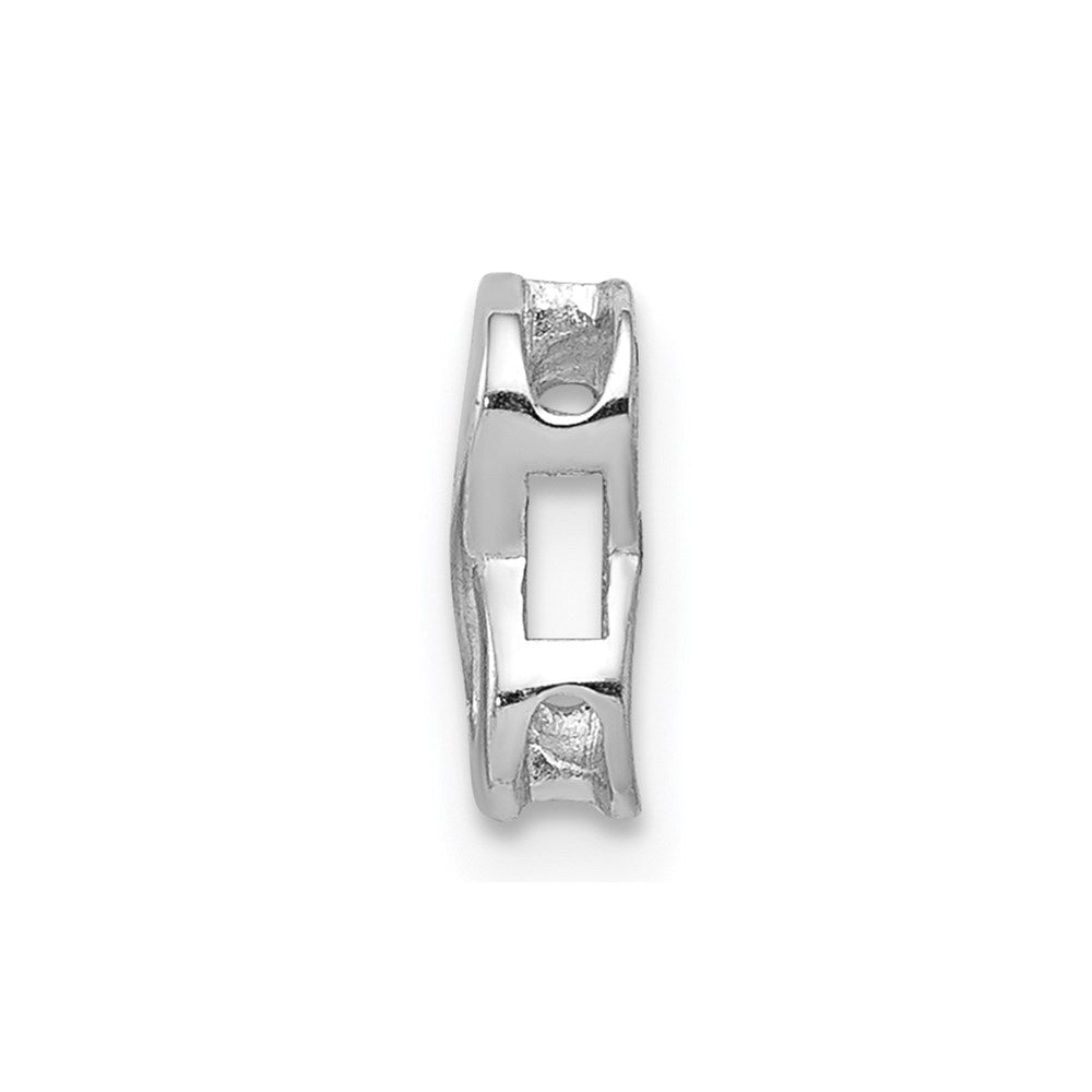 Sterlingsilber Notes Rhodiniert Unendlichkeit Anhänger Charm