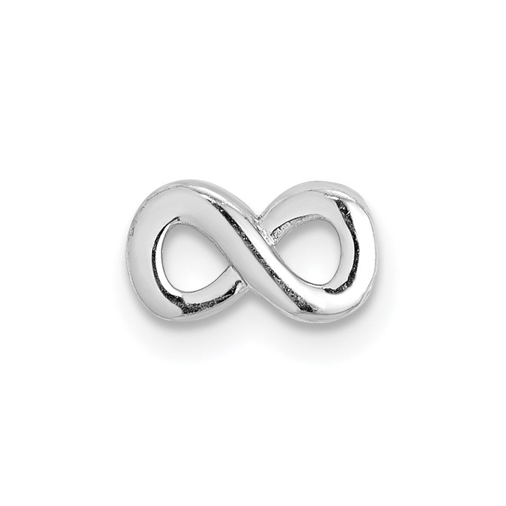 Sterlingsilber Notes Rhodiniert Unendlichkeit Anhänger Charm
