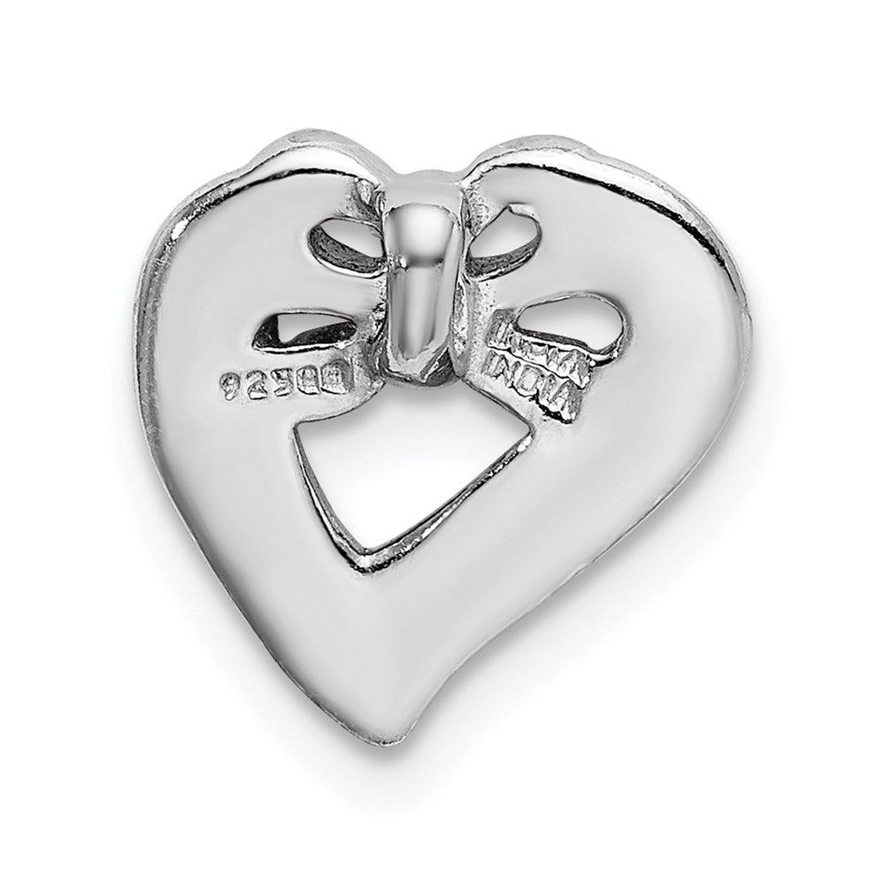 Sterlingsilber Rhodium-plate Roséfarben Glitzer Emaille Kette Anhänger