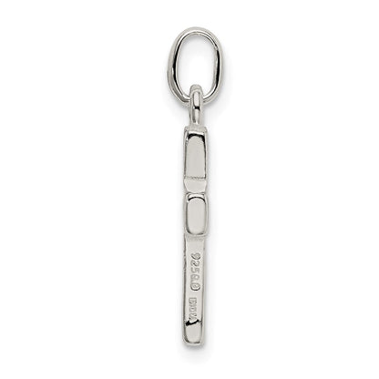 Sterlingsilber Ausgeschnitten Kreuz Charm