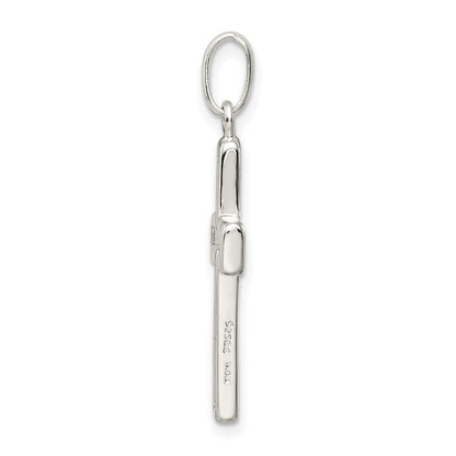 Sterlingsilber Ausgeschnitten Kreuz Charm