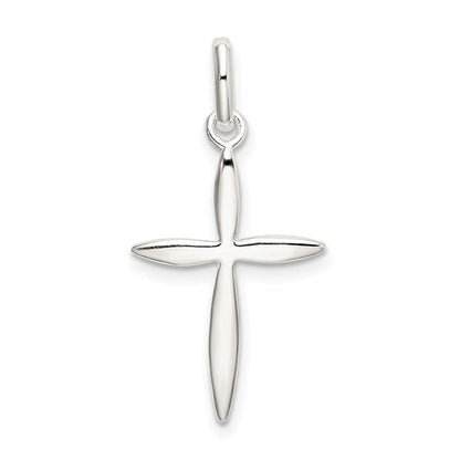 Sterlingsilber Poliert Passion Kreuz Charm