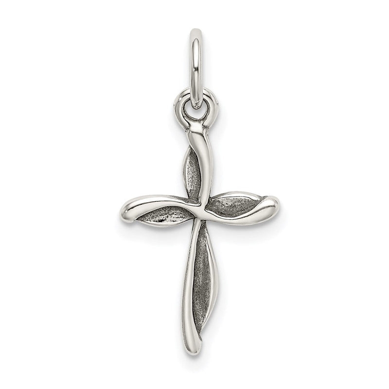 Sterlingsilber Antikisiert Passion Kreuz Charm