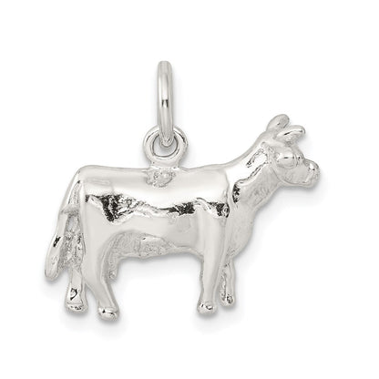 Sterlingsilber Cow Charm