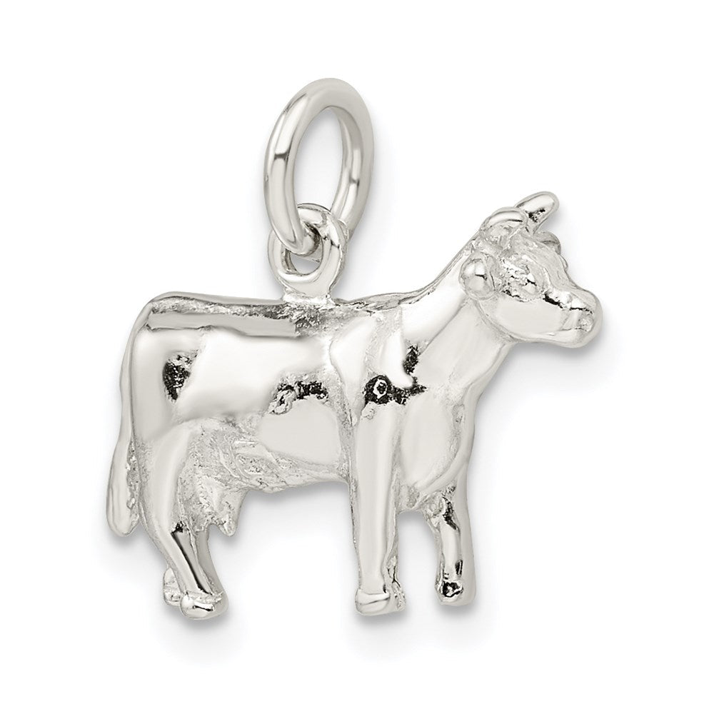 Sterlingsilber Cow Charm