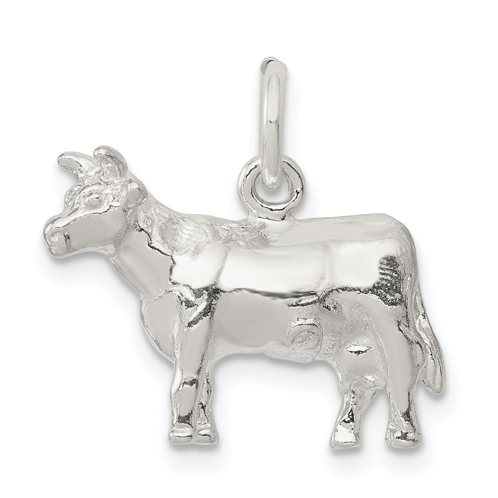 Sterlingsilber Cow Charm