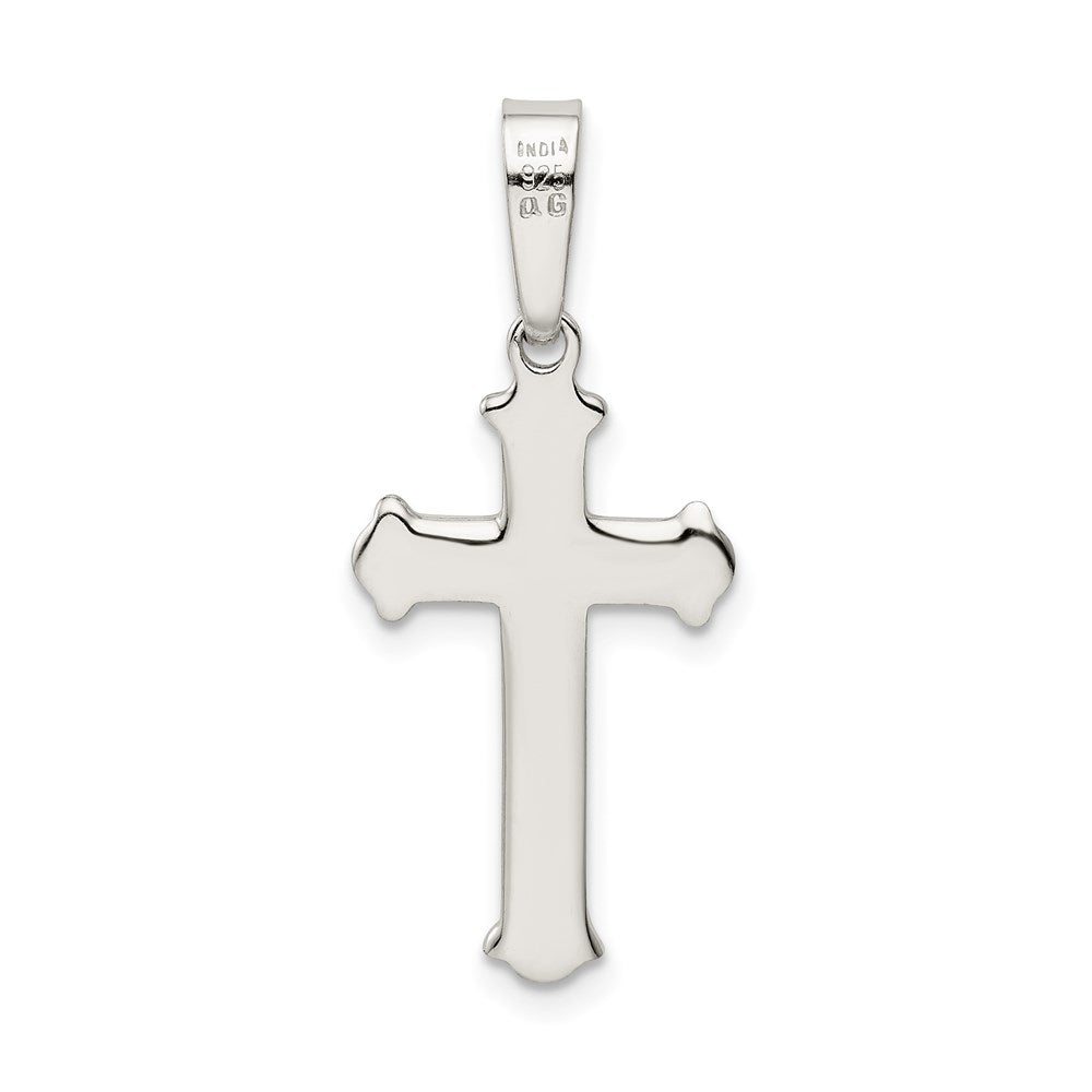 Sterlingsilber Poliert Kreuz Anhänger