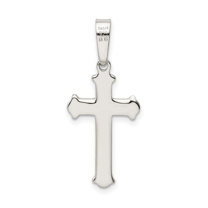Sterlingsilber Poliert Kreuz Anhänger