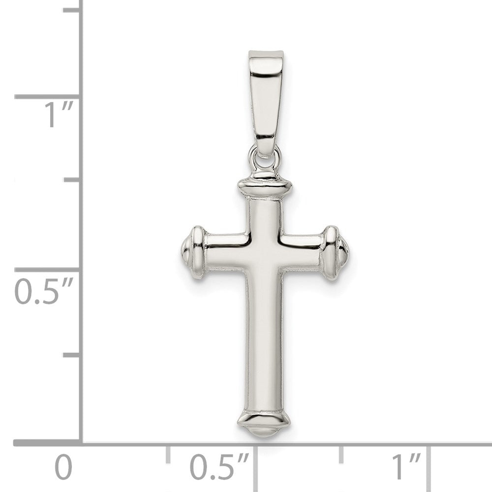 Sterlingsilber Poliert Kreuz Anhänger