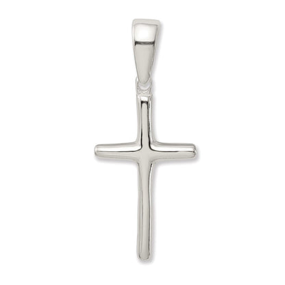 Sterlingsilber Poliert Kreuz Anhänger
