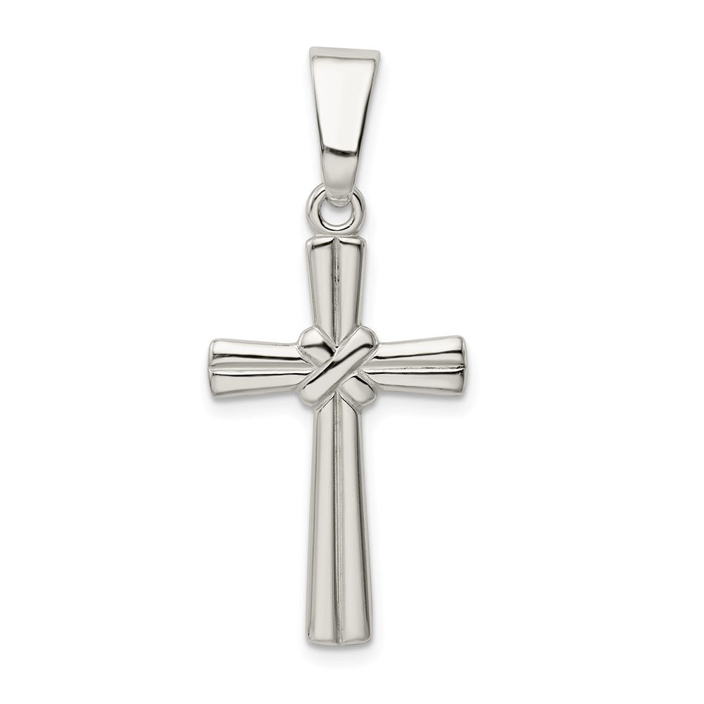 Sterlingsilber Poliert Kreuz Anhänger