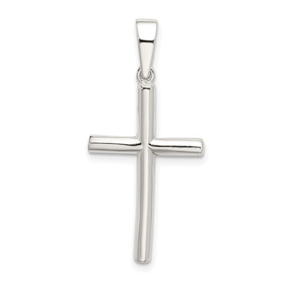 Sterlingsilber Poliert Kreuz Anhänger