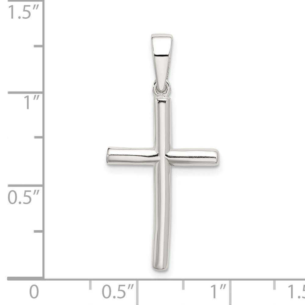 Sterlingsilber Poliert Kreuz Anhänger