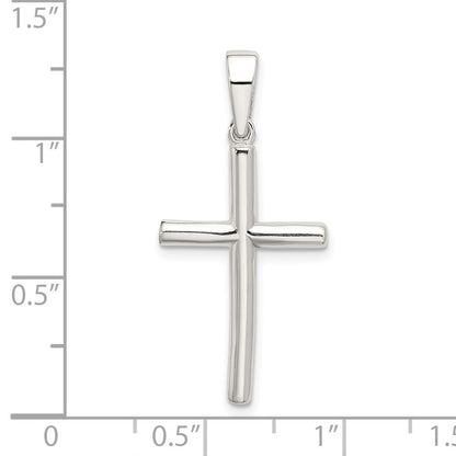 Sterlingsilber Poliert Kreuz Anhänger