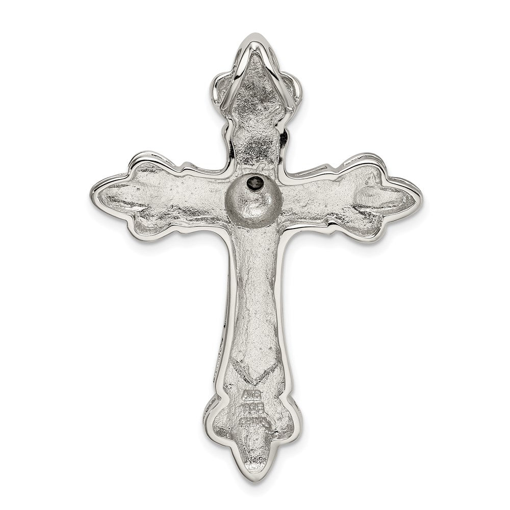 Sterlingsilber Vergoldet Zirkonia Antikisiert Kreuz Anhänger
