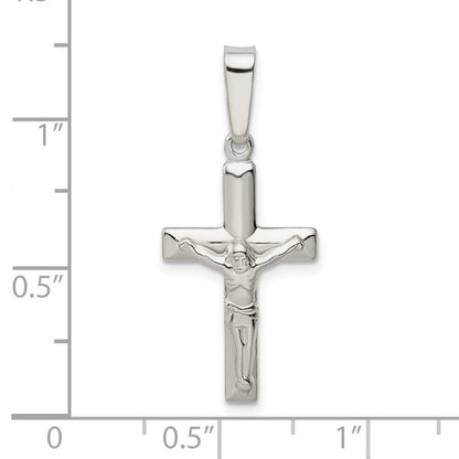 Sterlingsilber Poliert Kruzifix Anhänger