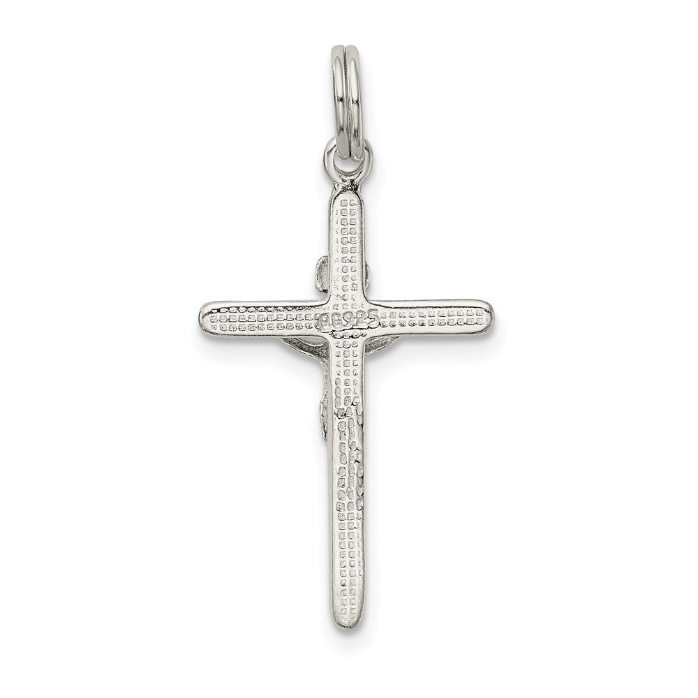 Sterlingsilber Poliert Inri Kruzifix Charm
