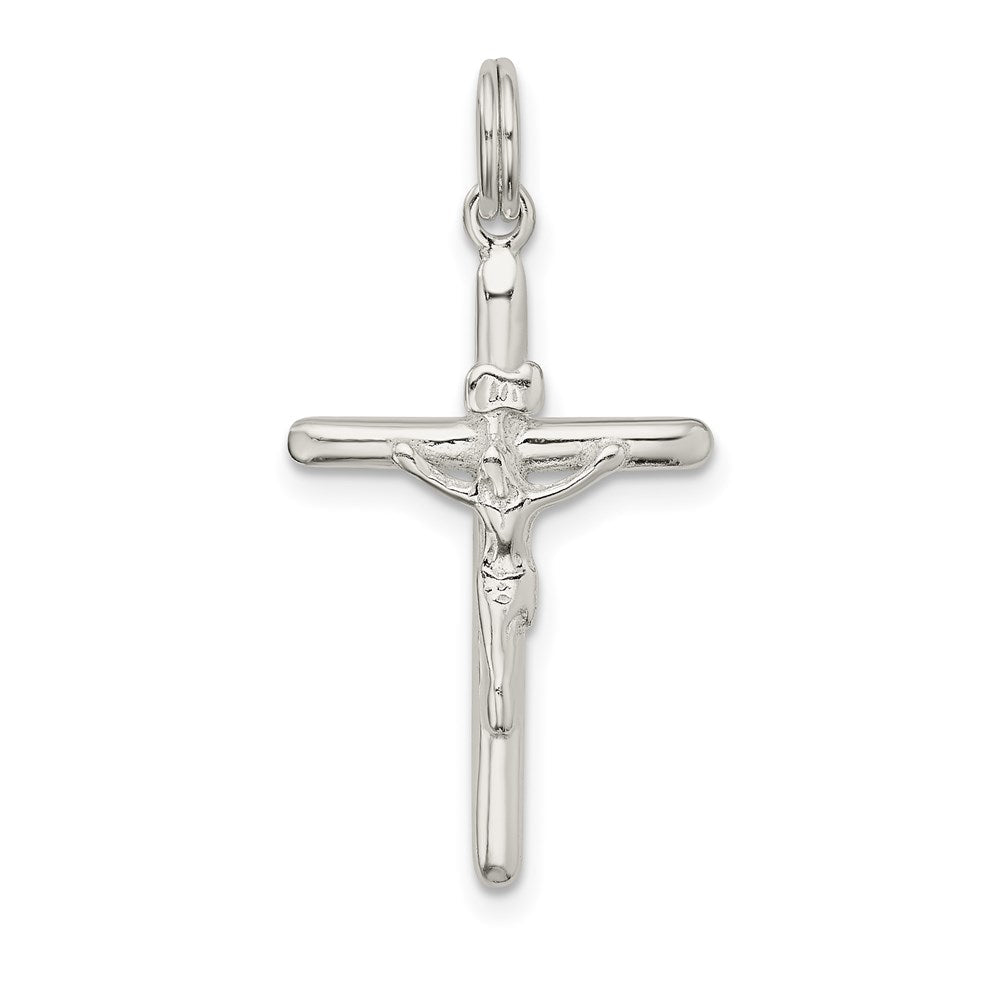 Sterlingsilber Poliert Inri Kruzifix Charm