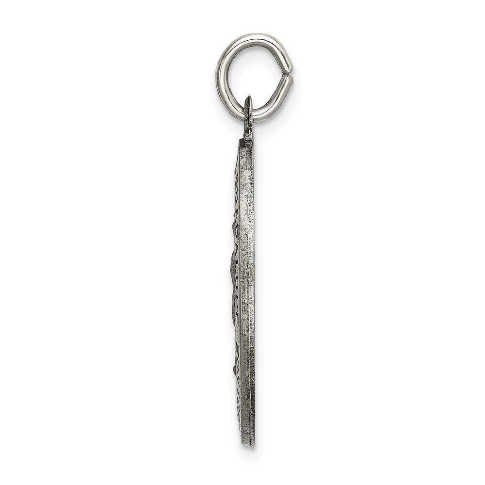 Sterlingsilber Satiniert Antikisiert Spanish Damen Of Guadalupe Medaille Anhänger