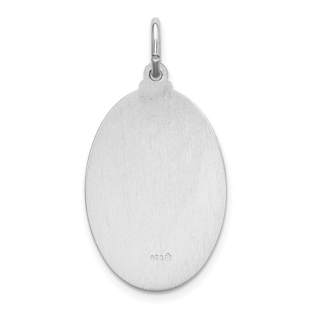 Sterlingsilber Rhodiniert Spanish Damen Of Guadalupe Medaille Anhänger