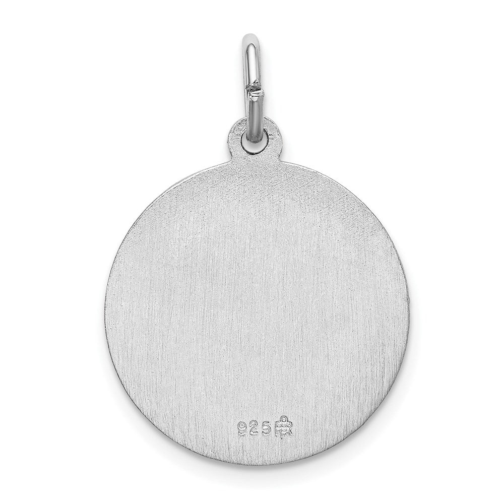 Sterlingsilber Rhodiniert Spanish Damen Of Guadalupe Medaille Anhänger