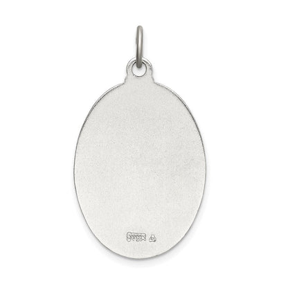 Sterlingsilber Satiniert/polished/diamantiert Emaille St Christopher Medaille
