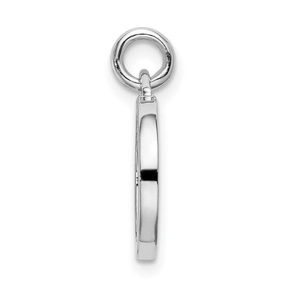 Sterlingsilber Rhodium, Rose & Goldfarben Poliert Herzen Anhänger