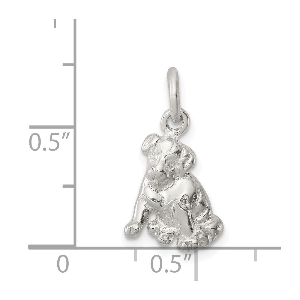 Sterlingsilber Hund Charm