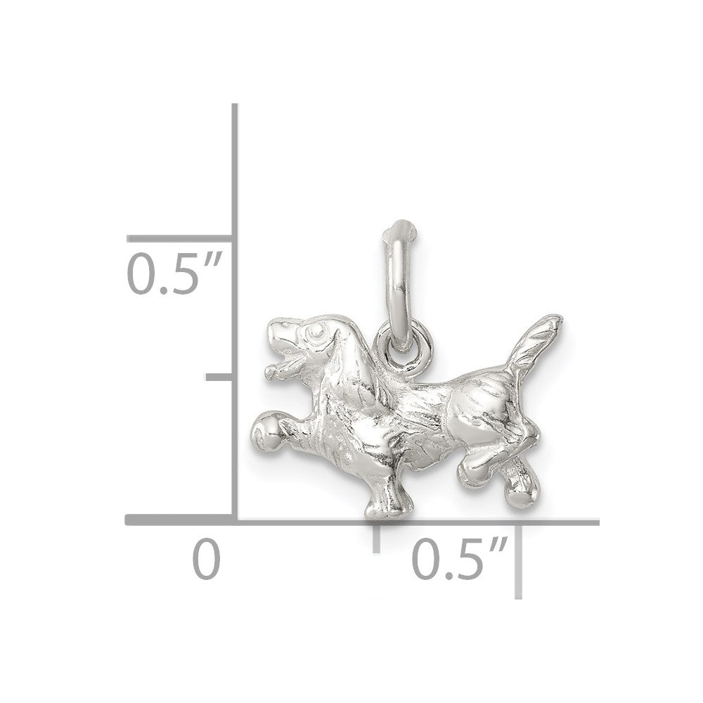 Sterlingsilber Hund Charm