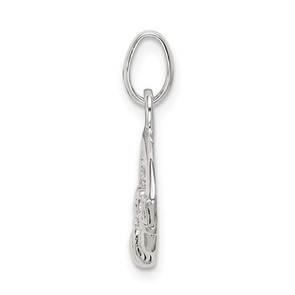 Sterlingsilber Poliert Claddagh Charm